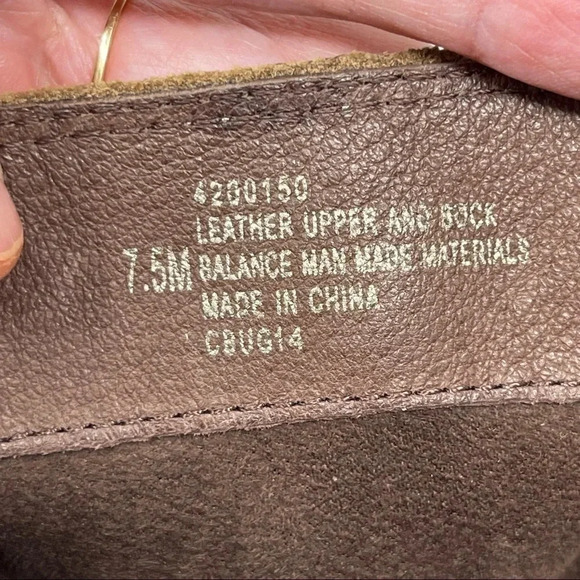 Montana Tan Moto Buckle Leather Boots size 7‎ 1/2 - Picture 10 of 11